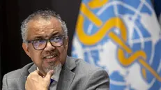epa11768685 Tedros Adhanom Ghebreyesus, Director General of the World Health Organization (WHO), speaks to media during a press conference organized by the Geneva Association of United Nations Correspondents (ACANU) at WHO headquarters in Geneva, Switzerland, 10 December 2024. EPA/SALVATORE DI NOLFI