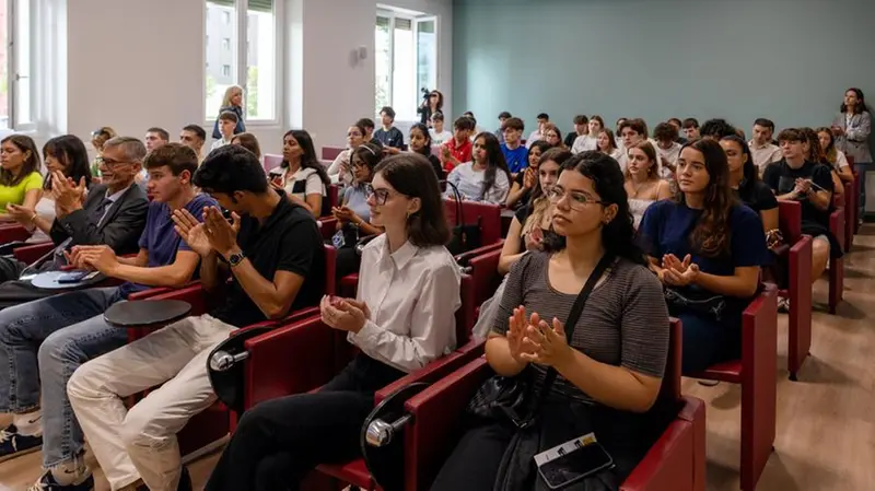 Un momento della presentazione del percorso di studi in UniCatt