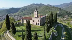 Una veduta aerea della Santissima di Gussago - © www.giornaledibrescia.it