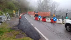Manutenzione in corso lungo la provinciale 6