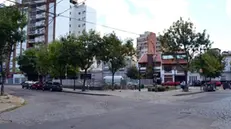 Il quartiere Flores di Buenos Aires. Il sindaco della citta', Mauricio Macri, ha annunciato che intende lanciare il 'Papa Tour' un circuito a Flores e in altri quartieri sui luoghi frequentati da Bergoglio nel corso degli anni, il 21 marzo 2013. ANSA/PAOLO GALA'