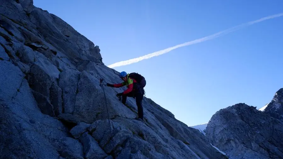 La via Terzulli porta alla cima dell'Adamello