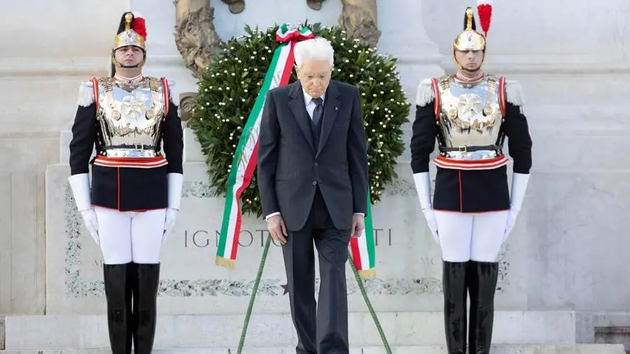 Il Presidente Mattarella all'80esimo anniversario della Liberazione