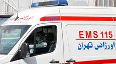 epa08244145 An ambulance drives on a street of Tehran, Iran, 24 February 2020. According to the Ministry of Health, 61 people diagnosed with coronavirus in the country and twelve people have died in Iran. The disease caused by the virus (SARS-CoV-2) has been officially named COVID-19 by the World Health Organization (WHO). EPA/ABEDIN TAHERKENAREH