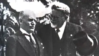 Giovanni Gentile con Mussolini
