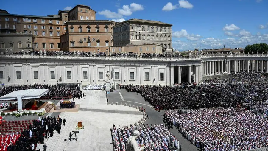I funerali di Papa Francesco - Foto Ansa © www.giornaledibrescia.it