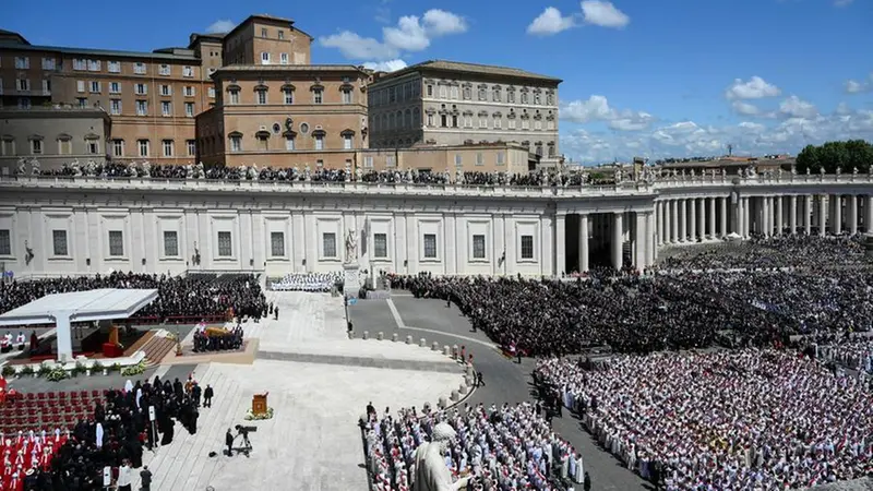 I funerali di Papa Francesco - Foto Ansa © www.giornaledibrescia.it