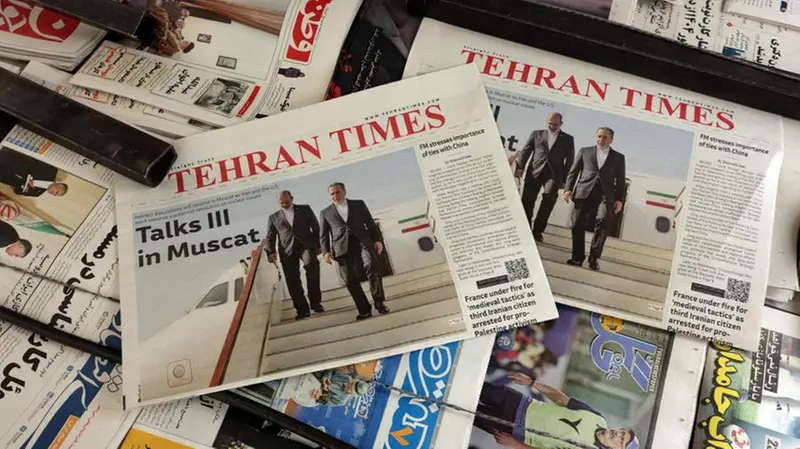 A Muscat, in Oman, Iran e Stati Uniti sono tornati a confrontarsi sul nucleare - Foto Epa/Abedin Taherkenareh © www.giornaledibrescia.it