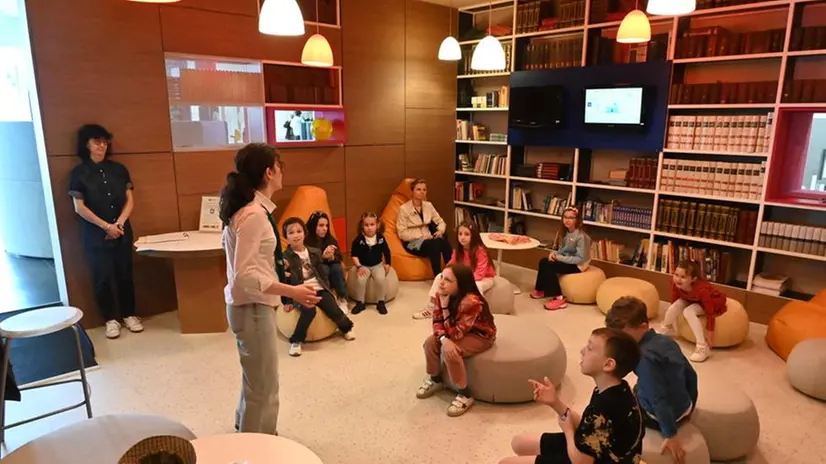 Uno dei laboratori per bambini organizzati per gli 80 anni del GdB