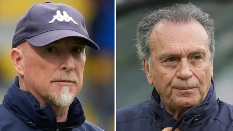 Rolando Maran e Massimo Cellino © www.giornaledibrescia.it