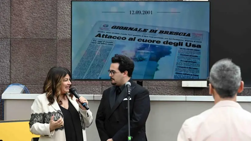 CRONACA BRESCIA FESTA DI COMPLEANNO PER GLI 80 ANNI DEL GIORNALE DI BRESCIA PER GALLINARI 27-04-2025 MARCO ORTOGNI NEW EDEN GROUP