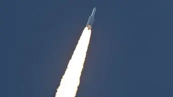 epa02468370 Ariane-5 rocket is successfully launched from the Guiana Space Center, delivering communications satellites which will relay services to European, African and Asian customers 26 November 2010. The rocket blasted off from the European Space Agency's launch centre at Kourou on the northeast coast of South America.Two more satellite should be launched in late November on the next Ariane flight. EPA/P BAUDON editorial use