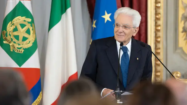 Il Presidente della Repubblica Sergio Mattarella in occasione dell' incontro con una delegazione del FAI – Fondo per l’Ambiente Italiano (foto di Francesco Ammendola - Ufficio per la Stampa e la Comunicazione della Presidenza della Repubblica)