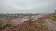 L'area di Rezzato al confine con Buffalora - © www.giornaledibrescia.it