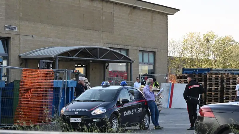 Il cantiere in cui è avvenuto l'infortunio mortale