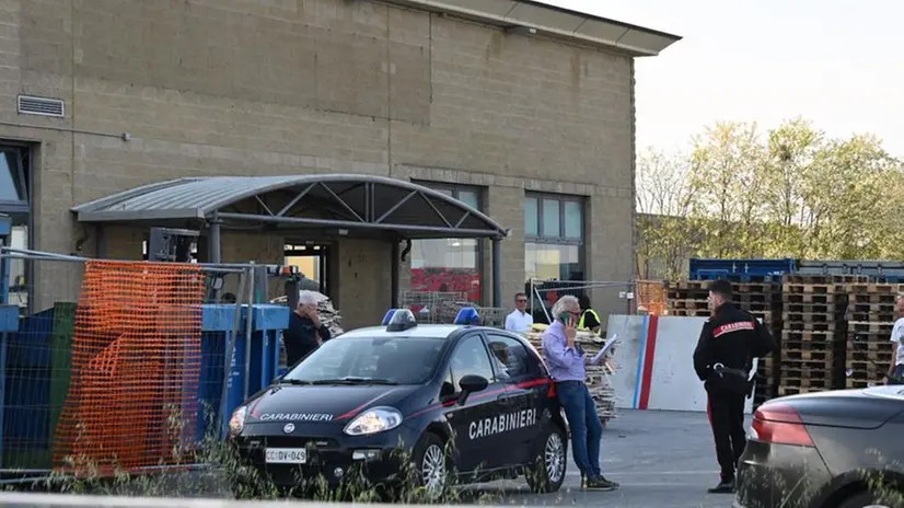 Il cantiere in cui è avvenuto l'infortunio mortale