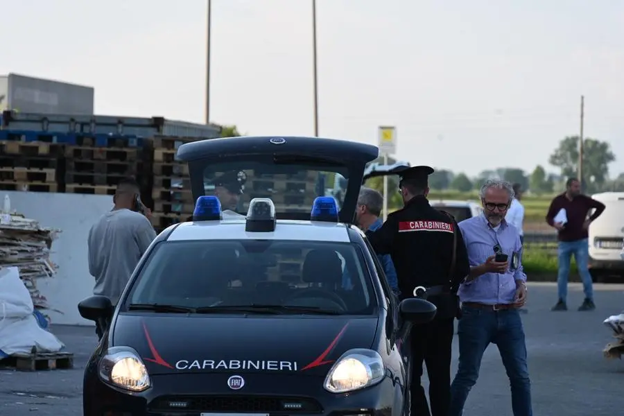 Il cantiere in cui è avvenuto l'infortunio mortale