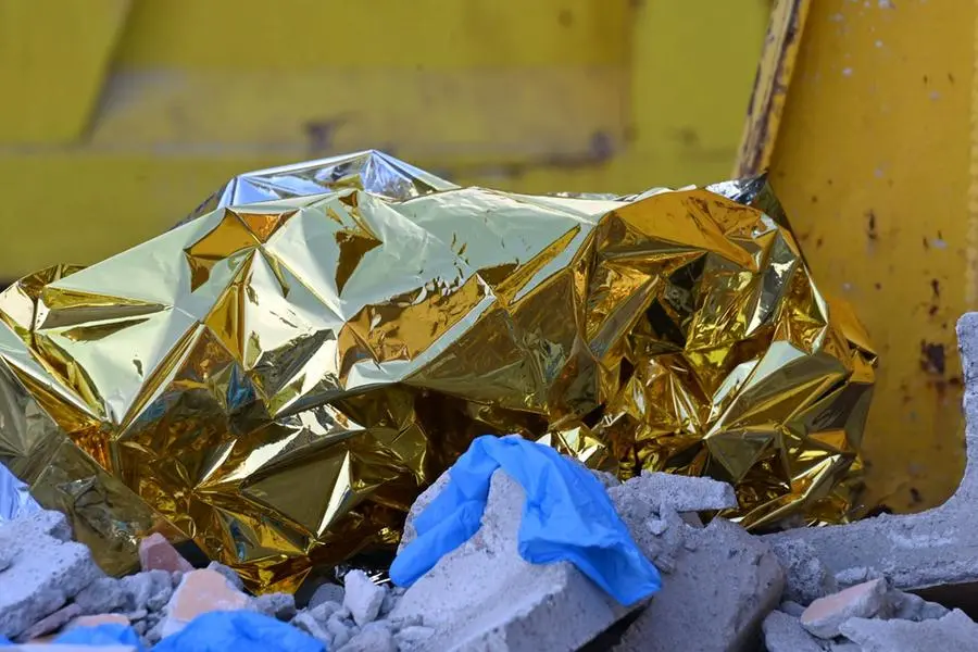 Il cantiere in cui è avvenuto l'infortunio mortale