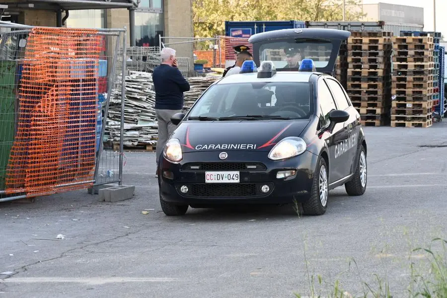 Il cantiere in cui è avvenuto l'infortunio mortale