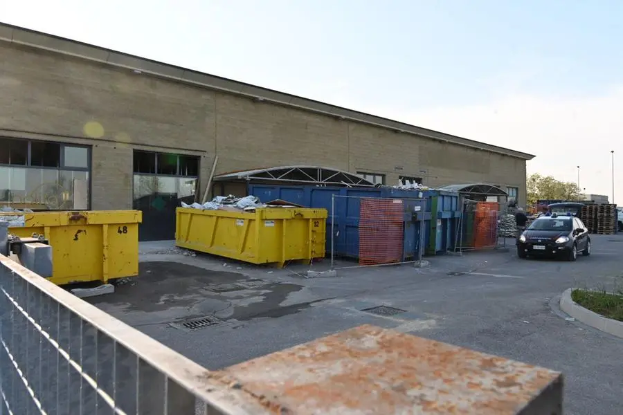 Il cantiere in cui è avvenuto l'infortunio mortale
