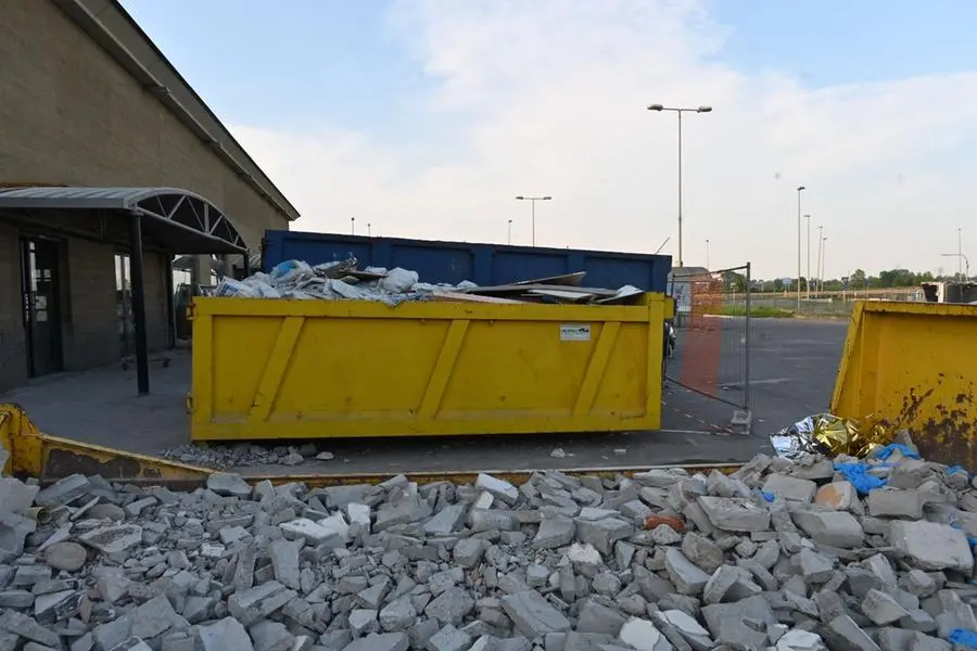 Il cantiere in cui è avvenuto l'infortunio mortale