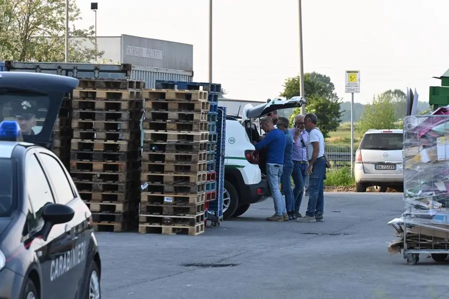 Il cantiere in cui è avvenuto l'infortunio mortale