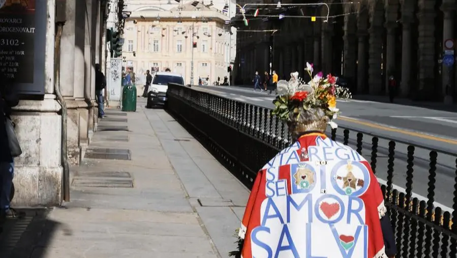 Melina Riccio per le strade di Genova - Foto instagram