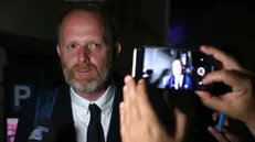 Alessandro Rapinese incontra la stampa dopo essere stato eletto sindaco di Como. Como 27 Giugno 2022 ANSA / MATTEO BAZZI