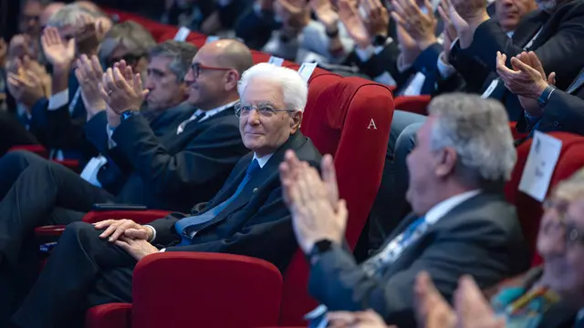 Il Presidente della Repubblica Sergio Mattarella al 75° anniversario di fondazione della CISL (foto di Francesco Ammendola - Ufficio per la Stampa e la Comunicazione della Presidenza della Repubblica)