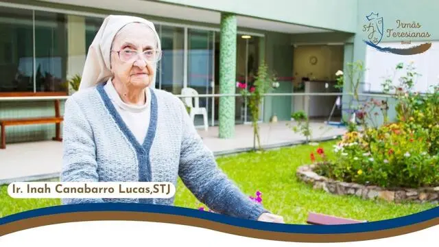 È brasiliana la suora più anziana del mondo: si chiama Inah Canabarro Lucas ed ha 115 anni. ANSA/YOUTUBE +++ NPK +++