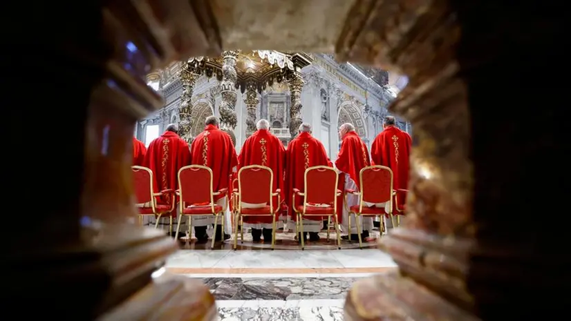 Manca meno di una settimana all'inizio del Conclave - Foto Ansa/Fabio Frustaci © www.giornaledibrescia.it