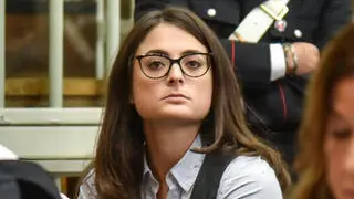 La sorella Chiara Tramontano all’udienza processo Impagnatiello per l’omicidio di Giulia Tramontano, Milano 11 Novembre 2024 ANSA/MATTEO CORNER