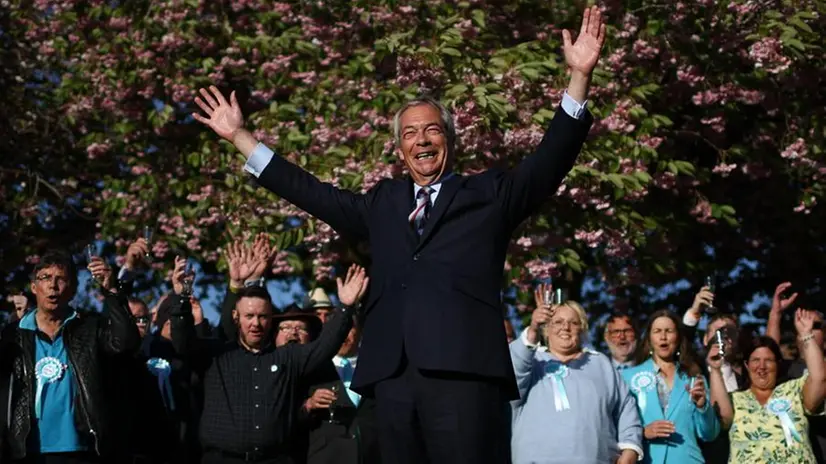 Nigel Farage ha ottenuto un consenso oltre le previsioni - Ansa © www.giornaledibrescia.it