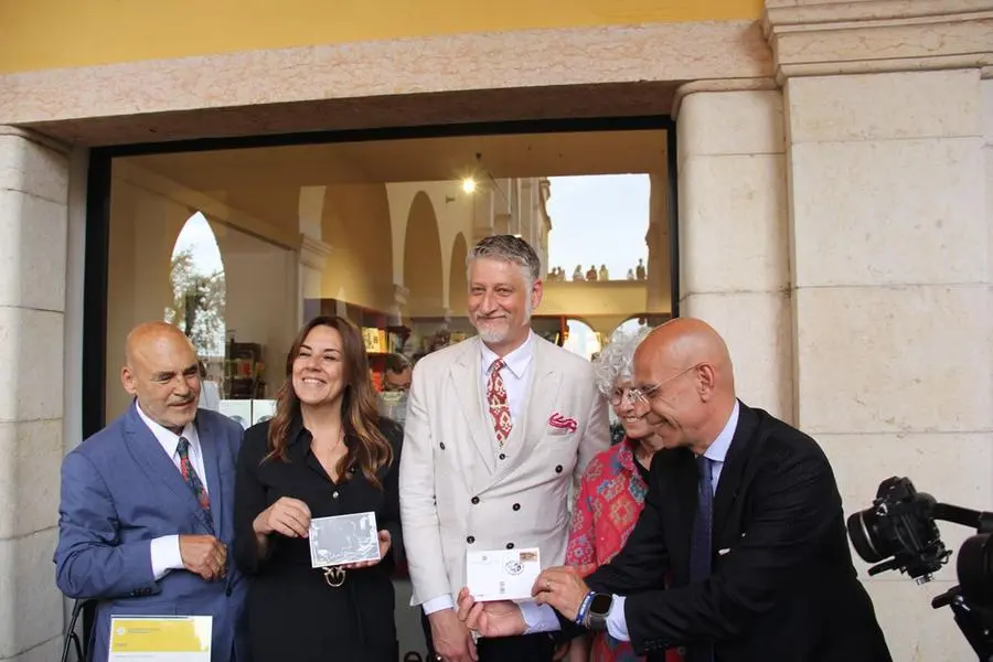 Il ministro Alessandro Giuli al Vittoriale degli Italiani