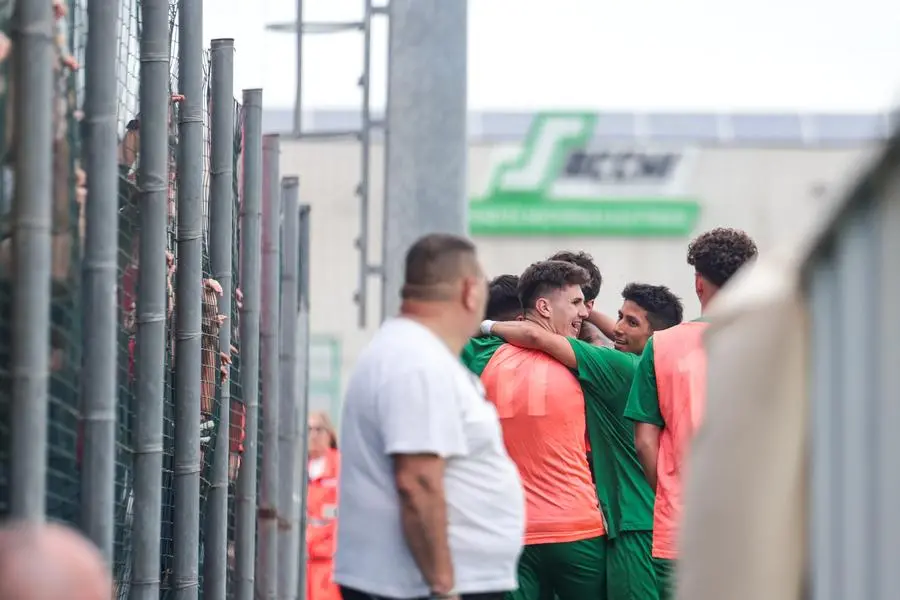 SPORT CALCIO COPPA LOMBARDIA PRIMA CATEGORIA AURORA SERIATE - ATLETICO OFFLAGA NELLA FOTO GOL NOZZA 03-05-2025 Comincini@newreporter