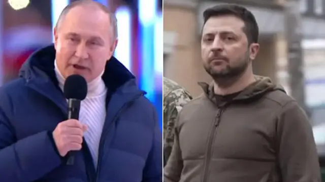 Combo Putin Zalensky