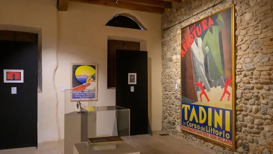 Uno scorcio della mostra sul futurismo a Desenzano