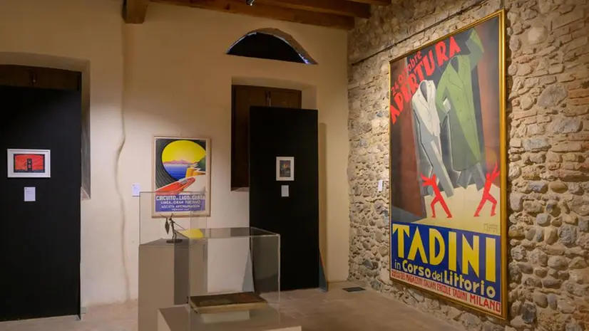 Uno scorcio della mostra sul futurismo a Desenzano