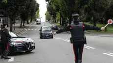 Italian Carabinieri officers check vehicles in the EUR district, in Rome, Italy, 18 April 2025 ANSA/GIUSEPPE LAMI