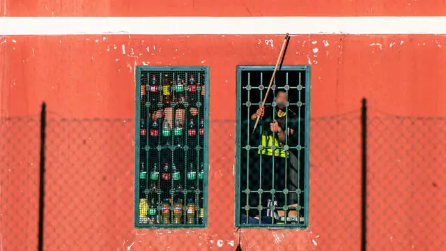 Incendio al interno del carcere Beccaria Incendio all'interno del carcere Beccaria, Milano, 24 Marzo 2025, Ansa/Andrea Fasani