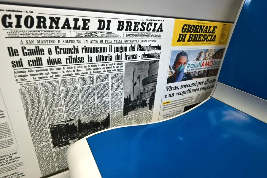 GdB 80, ecco il treno della metro targato Giornale di Brescia