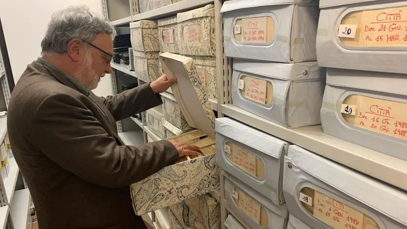 Gabriele Colleoni nell'archivio del GdB - © www.giornaledibrescia.it