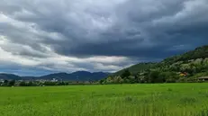 Una giornata nuvolosa, foto scattata a Mompiano