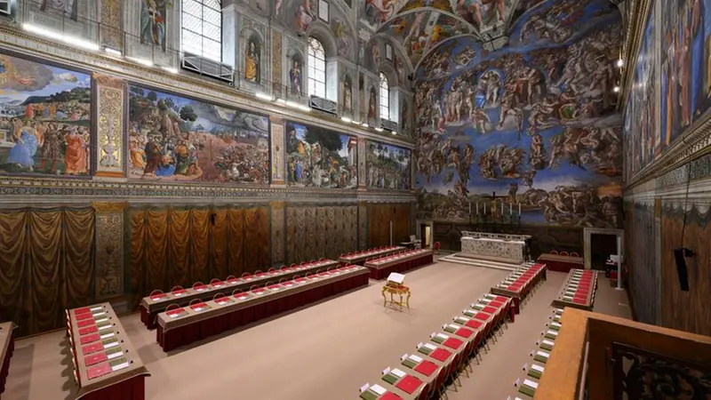 La Cappella Sistina - Foto Ansa © www.giornaledibrescia.it