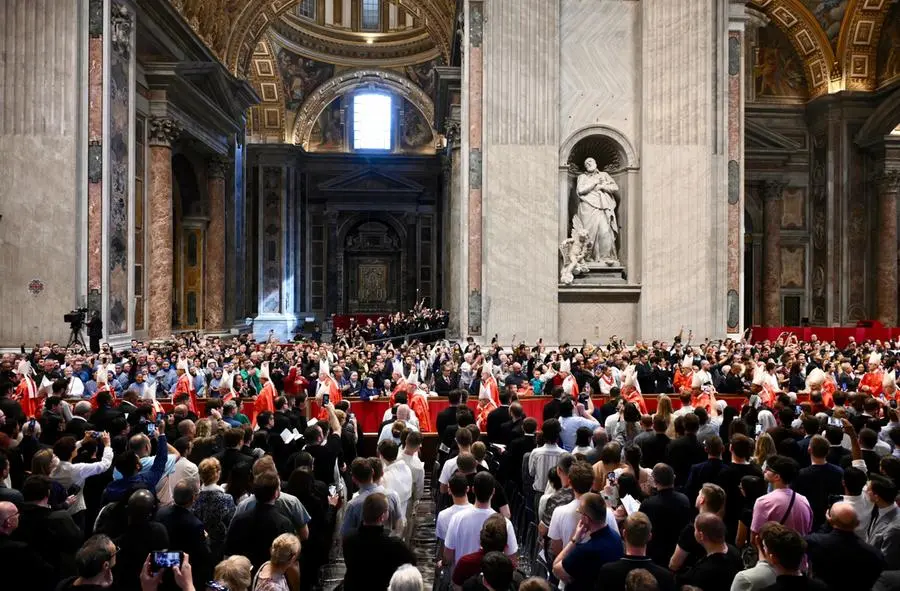 La messa pro eligendo a San Pietro