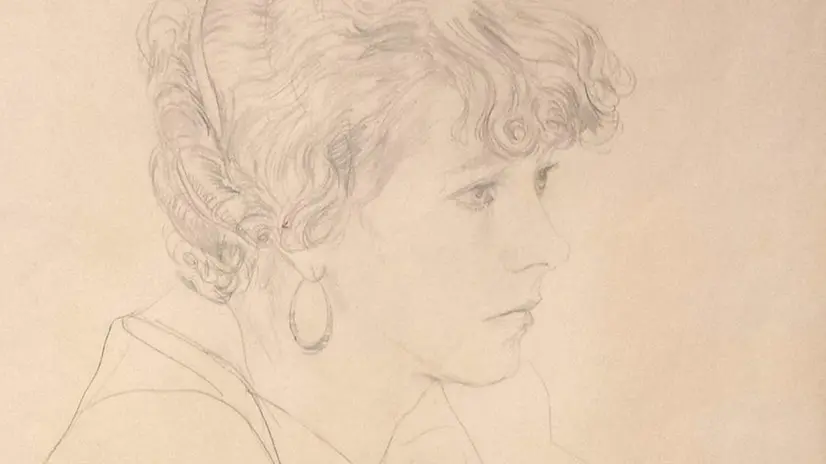 Un ritratto di Rudolph Schlichter alla moglie Speedy - Foto Galleria dell'incisione