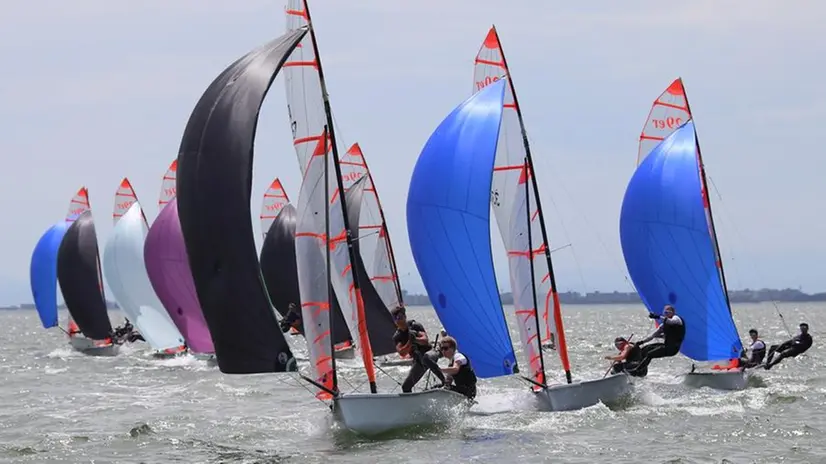 Uno scatto della competizione 29er