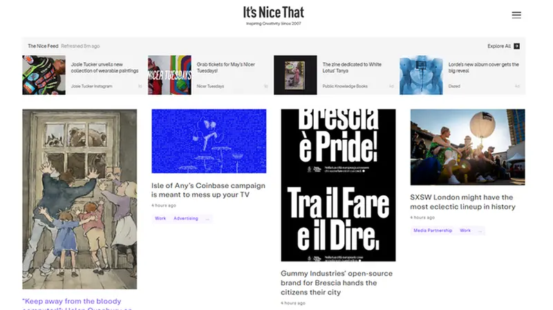 L'articolo su Brescia comparso su It's nice that