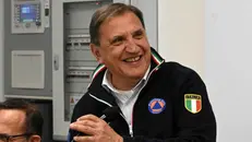 Roncadelle, Romano La Russa in visita al Centro polifunzionale di emergenza della Protezione Civile