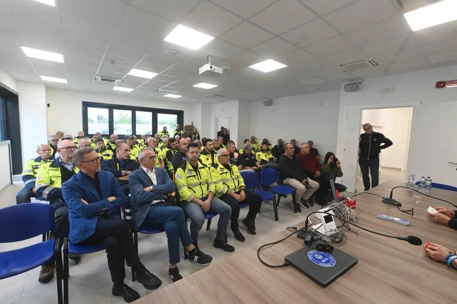 Roncadelle, Romano La Russa in visita al Centro polifunzionale di emergenza della Protezione Civile